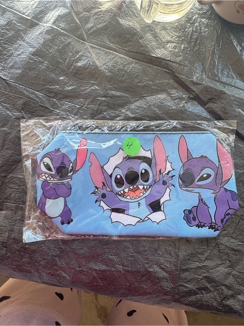 Disney Stitch Blue Purple Pink Pencil Case